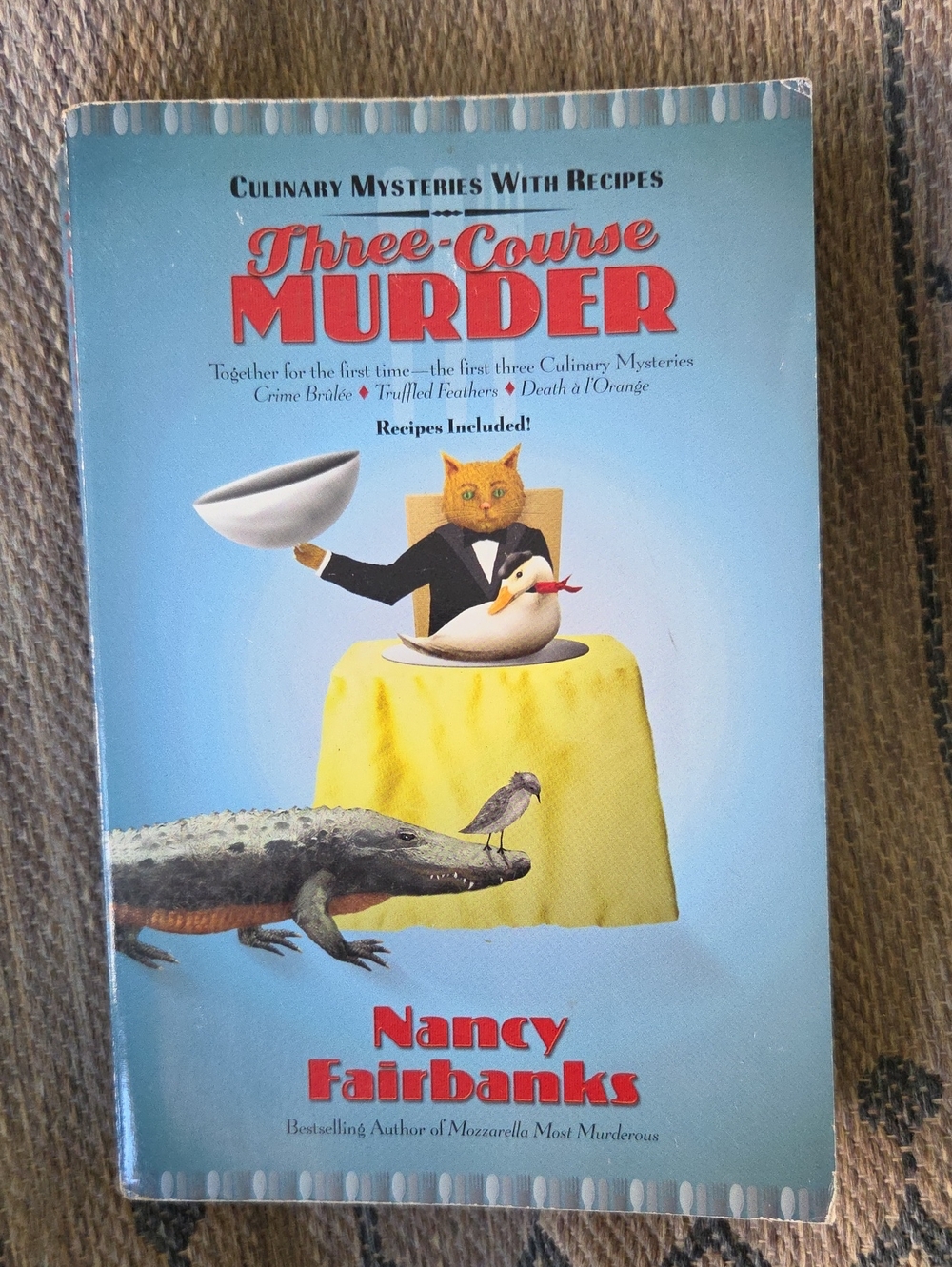 Three-Course Murder by Nancy Fairbanks  Book Paperback Mystery Novel
